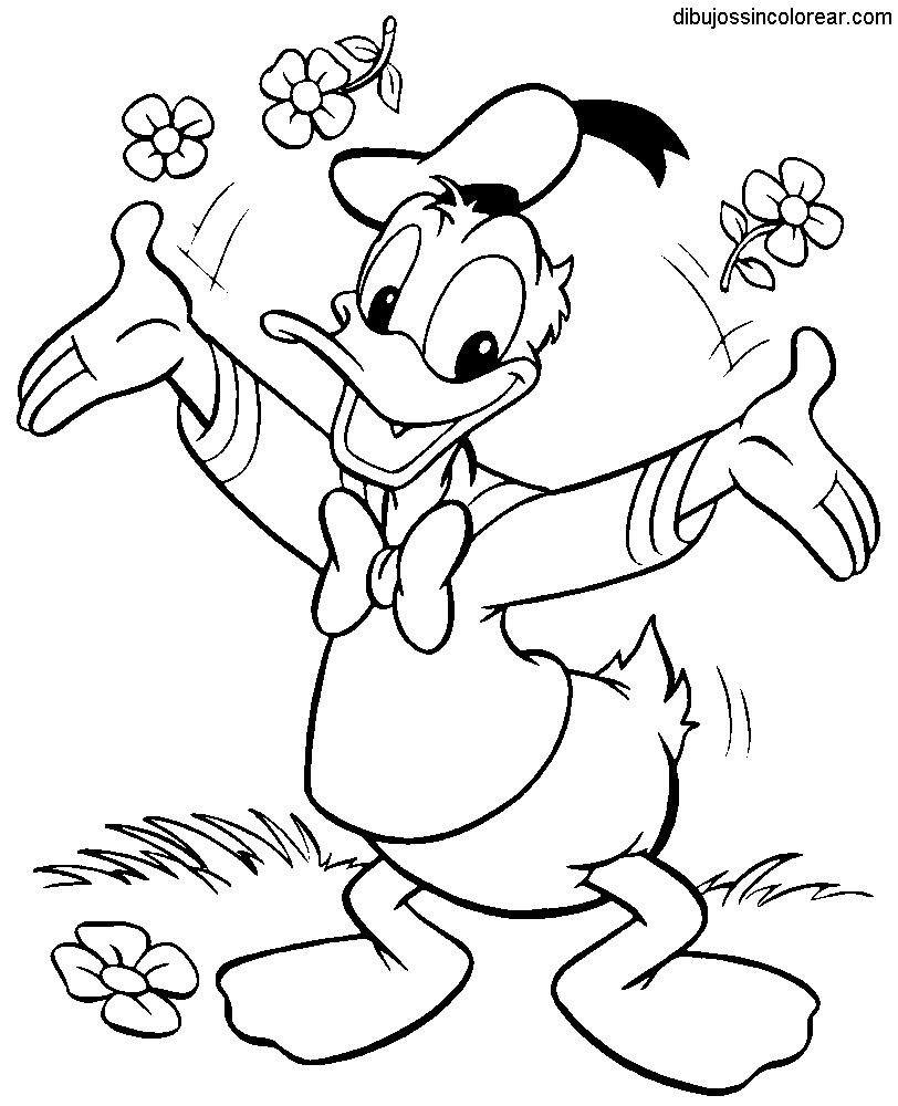 pato donald para colorir e imprimir muito fácil colorir e pintar
