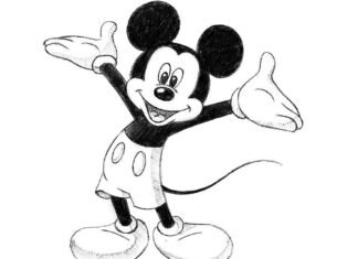 Como Desenhar o Mickey Mouse – Mais Fácil como desenhar mickey mouse