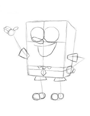 Como Desenhar o Bob Esponja