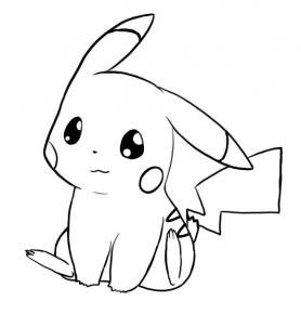 COMO DESENHAR PIKACHU KAWAII - PASSO A PASSO - FÁCIL