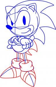 Como Desenhar o Sonic