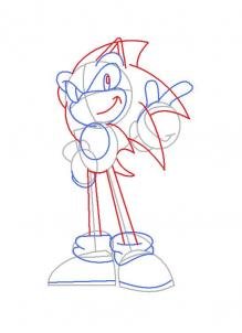 Como Desenhar o Sonic Versão Mais Nova