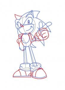 Como Desenhar o Sonic Versão Mais Nova