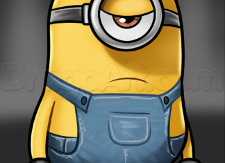 Como Desenhar o Stuart dos Minions Como Desenhar o Stuart dos Minions