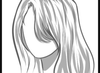 como desenhar cabelo