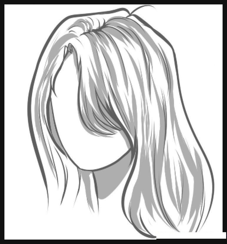 Como desenhar cabelo feminino Mangá - 4 tipos