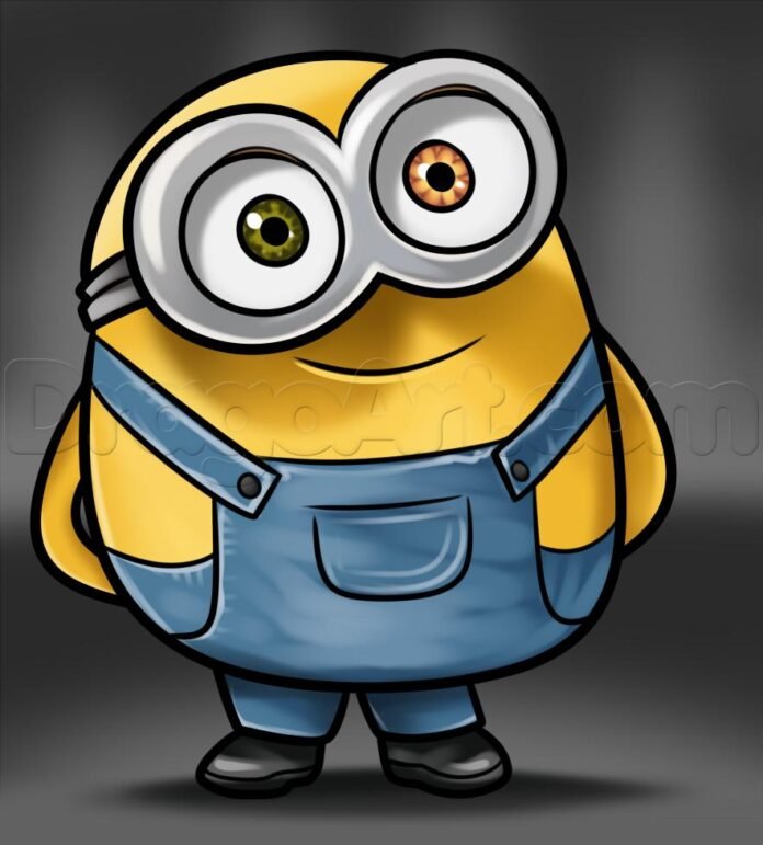 como desenhar o Bob dos Minions