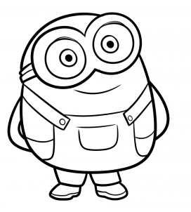 como desenhar o Bob dos Minions