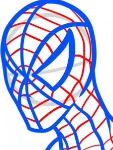 como desenhar o homem aranha