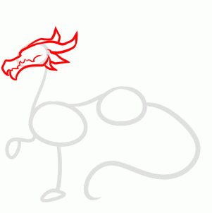 como desenhar um dragão