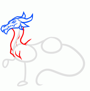 como desenhar uma cabeça de dragão fofa de z passo a passo