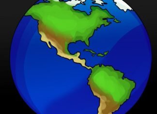 desenho do planeta terra