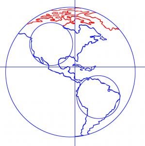 desenho do planeta terra