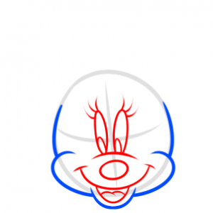 como desenhar a minnie