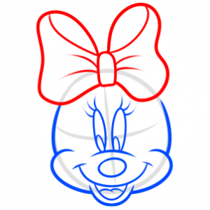 como desenhar a minnie