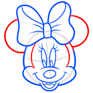 como desenhar a minnie