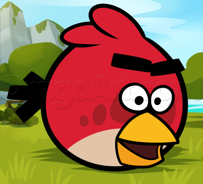 omo desenhar angry birds