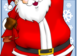 como desenhar o papai noel