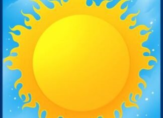 como desenhar o sol