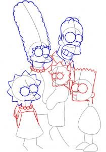 como desenhar os simpsons