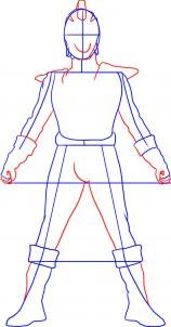 como desenhar power rangers