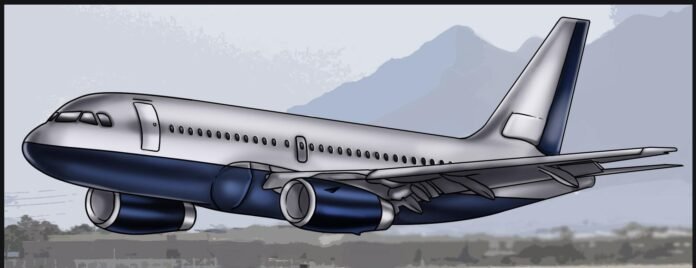 como desenhar um aviao