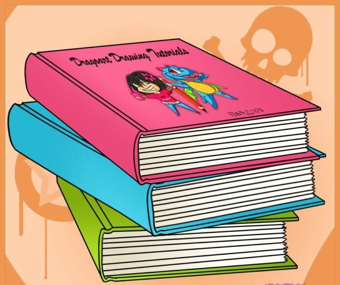 como desenhar um livro como desenhar um livro