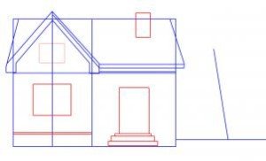 como desenhar uma casa