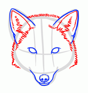 como desenhar uma raposa