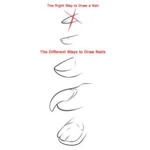 como desenhar unhas