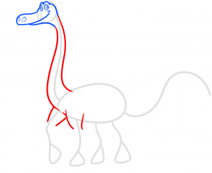 como desenhar o Arlo de o Bom Dinossauro