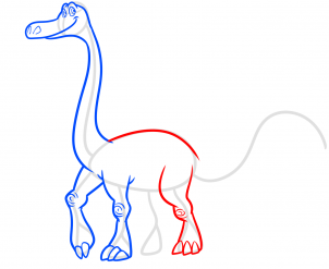 como desenhar o Arlo de o Bom Dinossauro