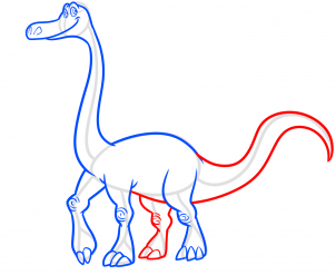 como desenhar o Arlo de o Bom Dinossauro