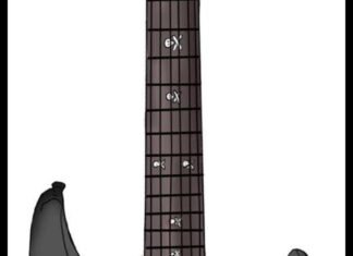 como desenhar uma guitarra