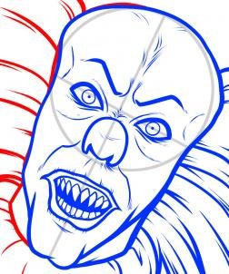 como desenhar o palhaço Pennywise IT