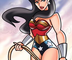 Como Fazer um Desenho da Mulher Maravilha Desenho da Mulher Maravilha