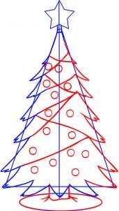 Como Desenhar uma Árvore de Natal (Muito Fácil) - Aprender a Desenhar
