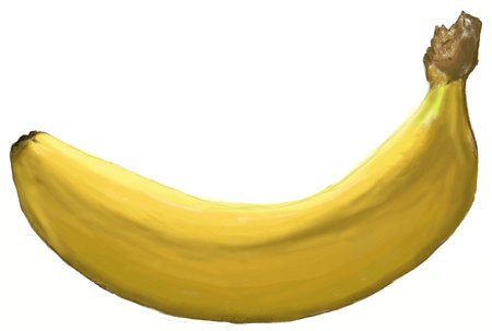 como desenhar uma banana