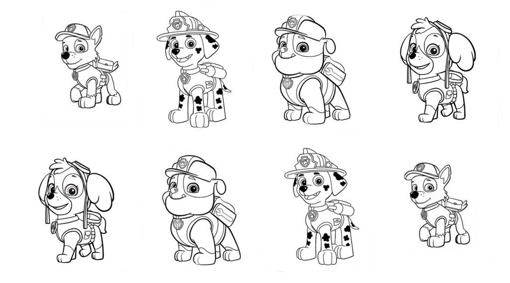 cachorro para colorir