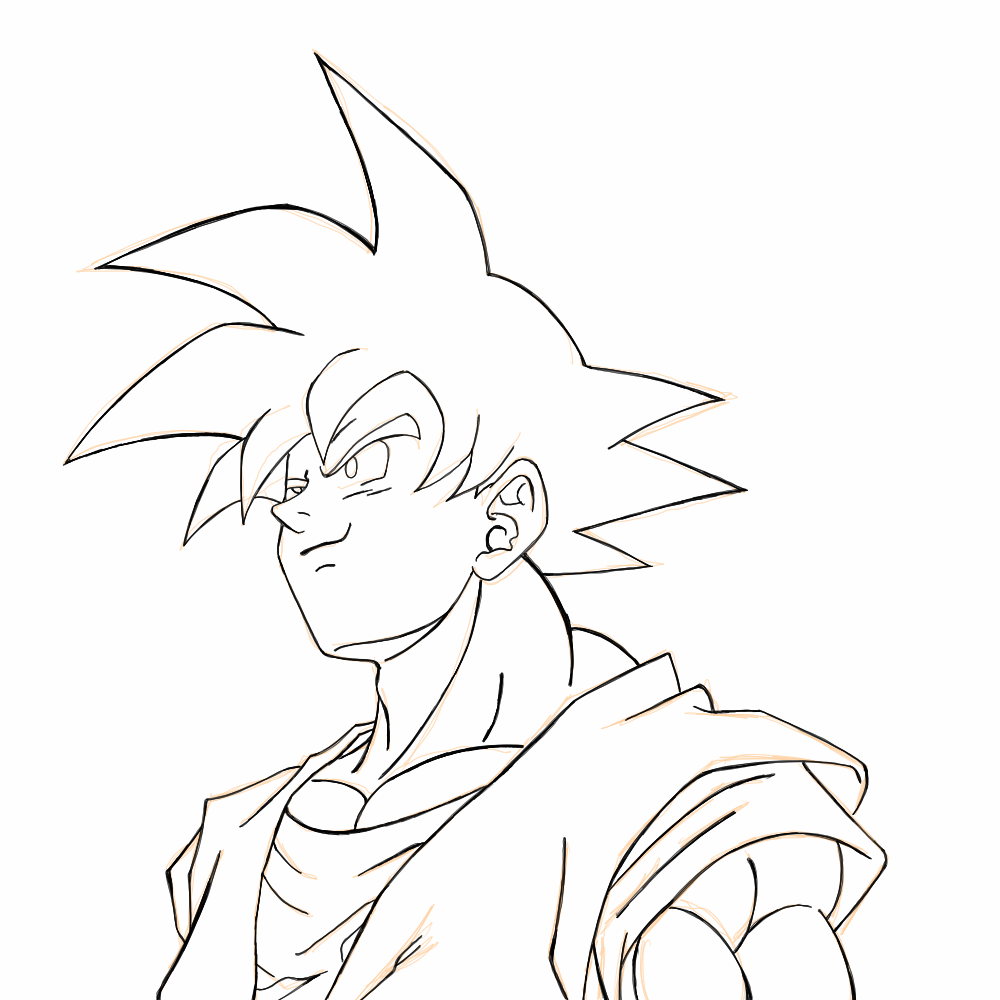 Desenho-do-Goku-para-pintar-colorir-baixar-e-imprimir - Introdução