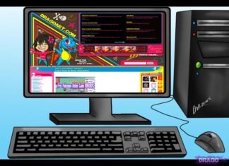 como desenhar um computador