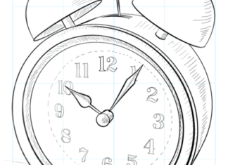 Como Desenhar um Relógio (Muito Facil) como desenhar um relógio