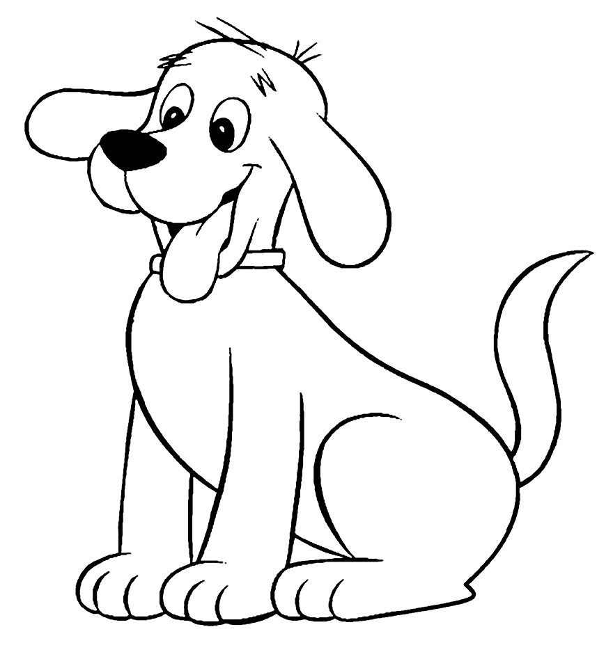 desenhos de cachorros para colorir 17