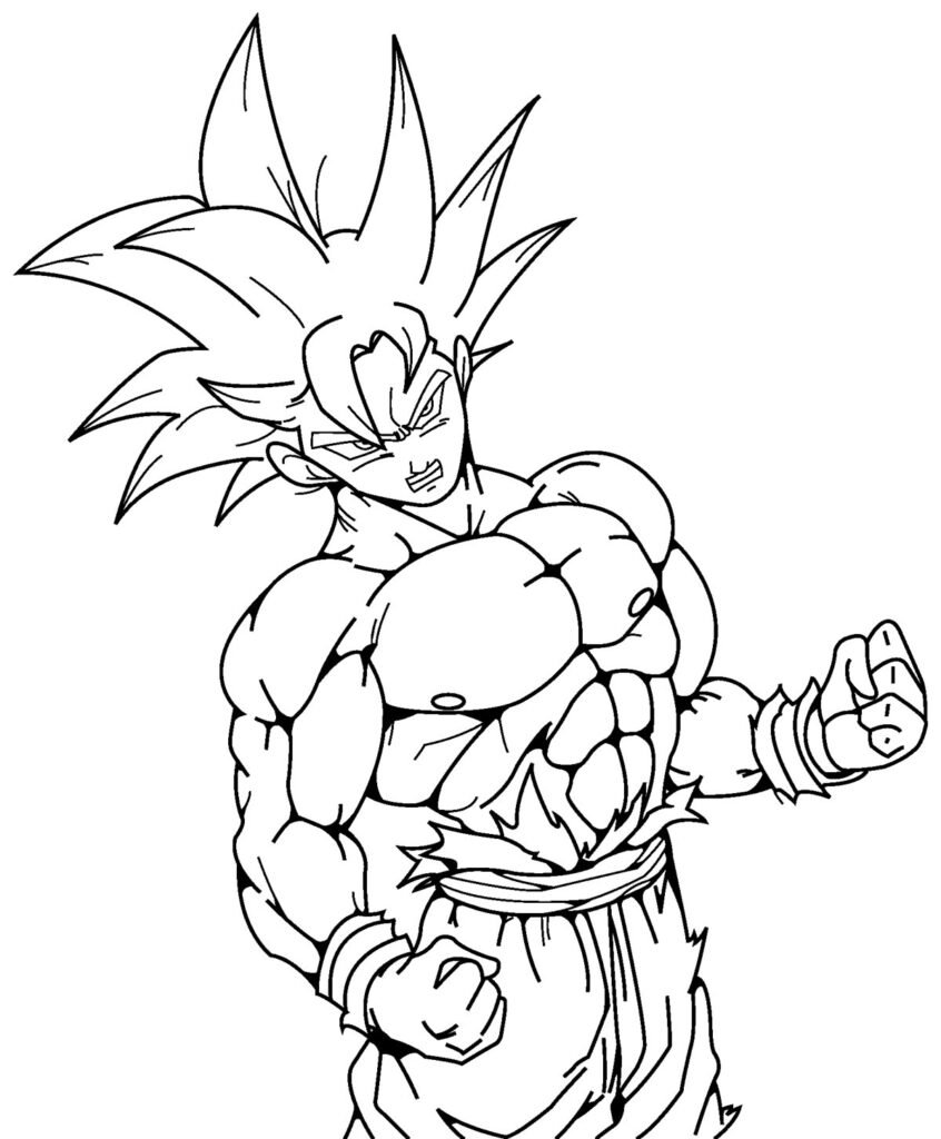 Desenho para colorir Fortnite Capítulo 3 Temporada 3 - Na vibe : Dragon  Ball Z - Son Goku - Vegeta 14