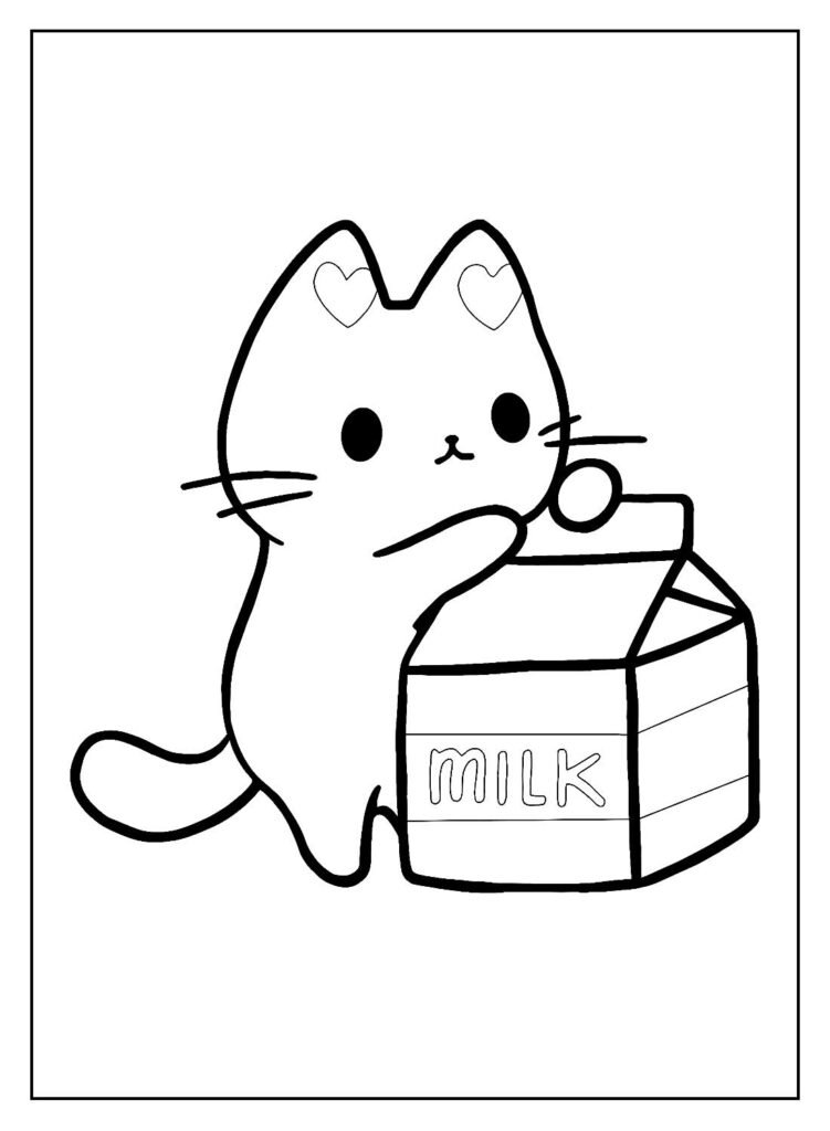 desenhos para colorir de gatos 2