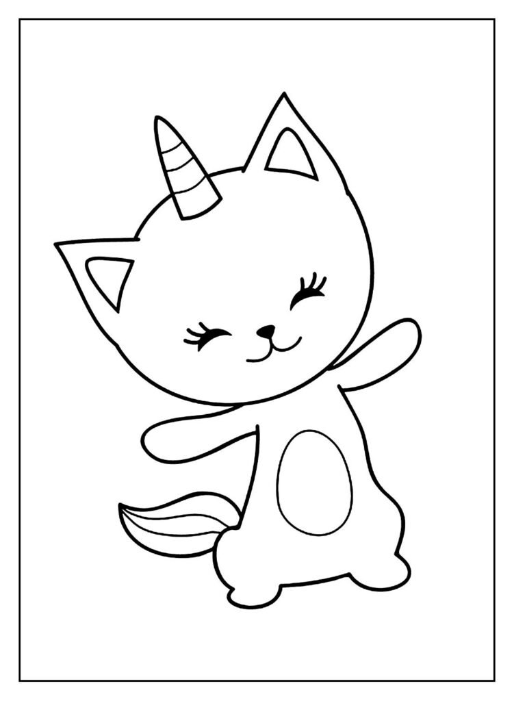 desenhos para colorir de gatos 26