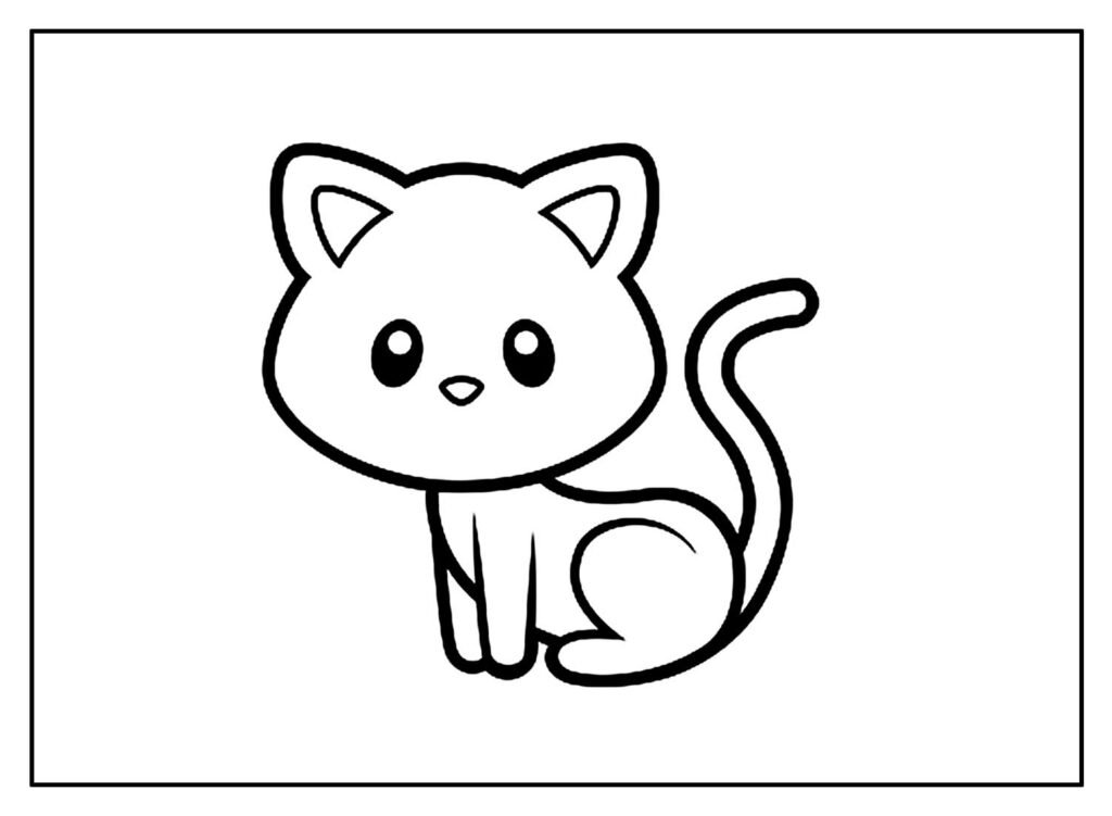 desenhos para colorir de gatos 28