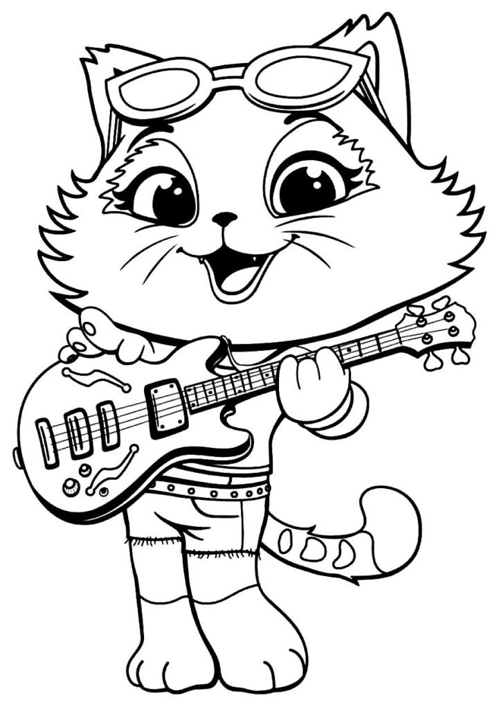 desenhos para colorir de gatos 9 desenhos para colorir de gatos 9