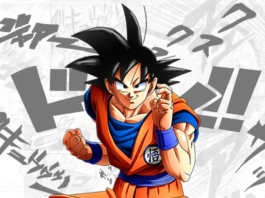 goku para colorir