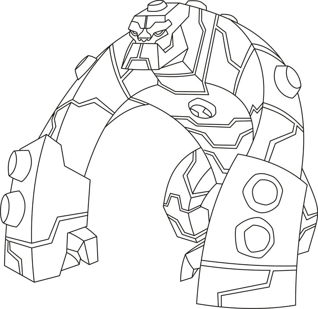 Ben 10 para colorir e pintar